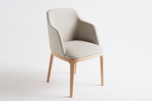 Krzesło ARTE ARM – shine, buk naturalny