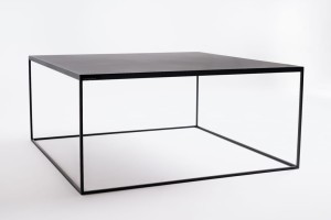 Stolik kawowy LINE metal 100 – czarny