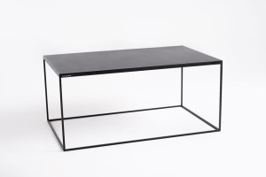 Stolik kawowy LINE metal 100/60 – czarny