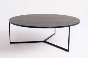 Stolik kawowy VEGA wood 100 – czarny