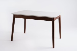 Stół jadalniany RAJA 120 - szary, dąb orzech