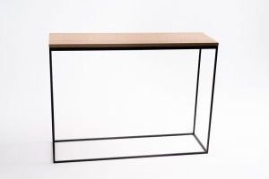 Konsola LINE wood 100 – dąb naturalny, czarny