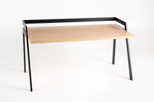 Biurko MAGNETIK – dąb naturalny, czarny