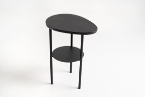 Stolik kawowy EGG - czarny