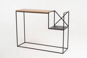 Konsola X area - dąb naturalny, czarny