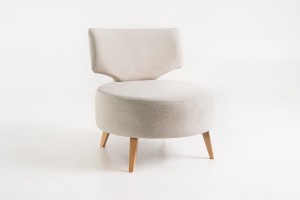 Fotel RONDO – shine, buk naturalny