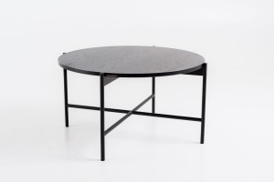 Stolik kawowy BELLO wood 80 – czarny